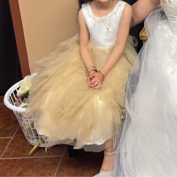 Girls elegant flower dress - Picture 8 of 8